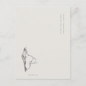 Vintage Cat Illustration/ Dark Academia Postkarte (Vorderseite)