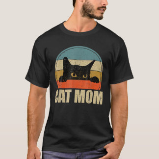 Vintage Cat Mama Ever Muttertag Katze Lover T-Shirt