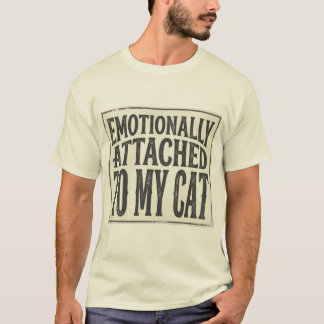 Vintage-Cat-Mom-Unterlage - Emotional Verbunden Mi T-Shirt