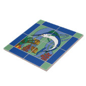 Vintage Catalina Island Fliese (Seite)