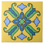 Vintage Catalina Keramik Tile Design Fliese (Vorderseite)