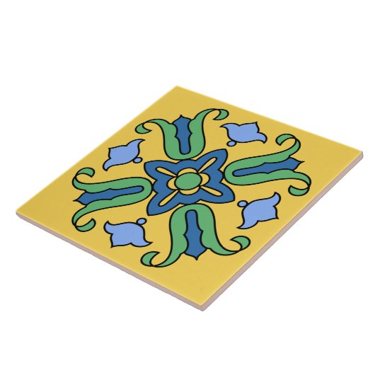 Vintage Catalina Keramik Tile Design Fliese (Seite)