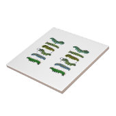 Vintage Caterpillar Illustration Mug  Fliese (Seite)