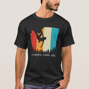 Vintage Cathedral Ledge USA Felsenkletterboulder T-Shirt