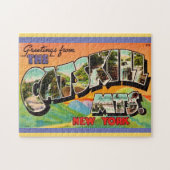 Vintage Catskill Mountains Greetings Puzzle (Horizontal)