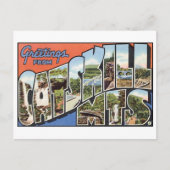 Vintage Catskill Mountains Postkarte (Vorderseite)