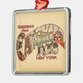 Vintage Catskill Mtns Ornament Aus Metall (Links)