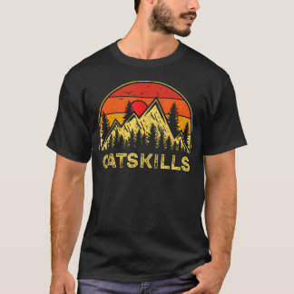 Vintage Catskills New York Berge Natur T-Shirt