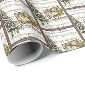 Vintage Catsmas Geschenkpapier (Rolleneckpunkt)