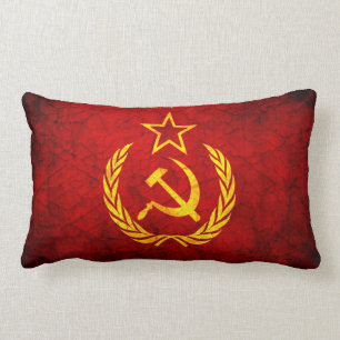 Vintage CCCP Flagge Lendenkissen