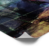 Vintage CD-Hüllen-Collage Poster (Ecke)