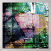 Vintage CD-Hüllen-Collage Poster (Vorne)