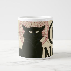 Vintage Ce Soir Le Chat Noir Plakat Jumbo-Tasse