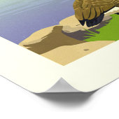 Vintage Cedar Rapids Iowa Poster (Ecke)