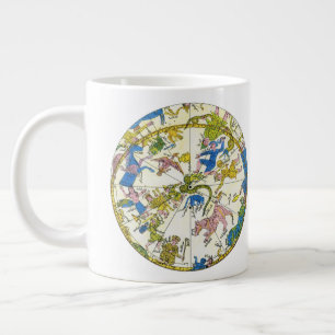 Vintage Celestial, Arabische Sphäre, Sternbilder Jumbo-Tasse