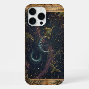 Vintage Celestial Astro Luna Mond Konstellation iPhone 16 Pro Max Hülle