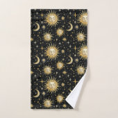 Vintage Celestial Badhandtuch Set (Handtuch)