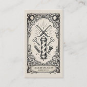 Vintage Celestial Barber | Vintage Celestial Visitenkarte (Vorderseite)
