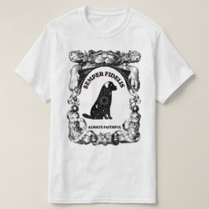 Vintage-Celestial-Hundeposter Semper Fidelis T-Shirt