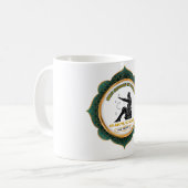 Vintage-Celestial-Jungfrau-Zodiakposter Kaffeetasse (Vorderseite Links)