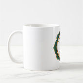Vintage-Celestial-Jungfrau-Zodiakposter Kaffeetasse (Links)