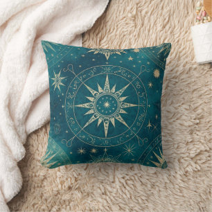 Vintage Celestial Kissen