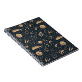 Vintage-Celestial-Raum-Muster Notizblock (Rechte Seite)