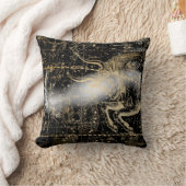 Vintage Celestial Star Map Background Kissen (Decke)