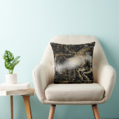 Vintage Celestial Star Map Background Kissen (Stuhl )