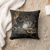Vintage Celestial Star Map Background Kissen (Decke)