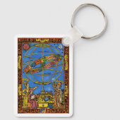 Vintage Celestie, Astronom Claudius Ptolemäus Schlüsselanhänger (Rückseite)