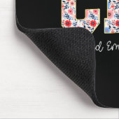 Vintage Cen Certified Emergency Nurse Wildflowers  Mousepad (Ecke)