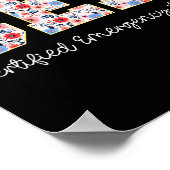 Vintage Cen Certified Emergency Nurse Wildflowers  Poster (Ecke)