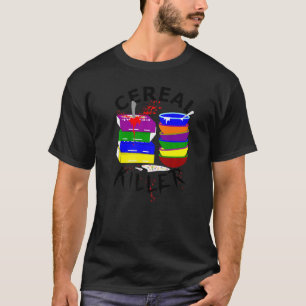 Vintage Cereal Killer Food-Wortspiel Cereal-Box H T-Shirt
