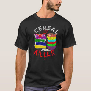 Vintage Cereal Killer Food-Wortspiel Frühstücksbo T-Shirt