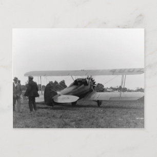 Vintage Cessna Flugzeug aus den 1920er Jahren Postkarte