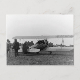 Vintage Cessna Flugzeug aus den 1920er Jahren Postkarte