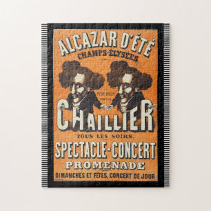 Vintage-"Chaillier-Konzert"-Poster-Puzzle Puzzle