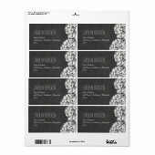 Vintage Chalkboard Hydrangeas Floral Wedding (Vorne)