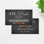 Vintage Chalkboard Style Gastgeschenk Hochzeit Tag (Schreibtisch)