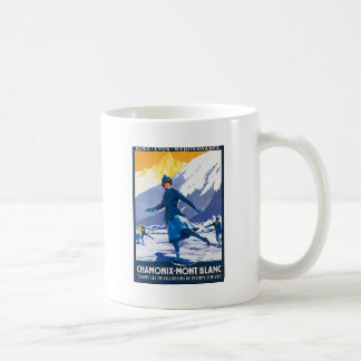 Vintage Chamonix - Mont Blanc Poster Kaffeetasse