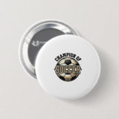 Vintage Champion Fußball-Trikot-Design_1 Button (Vorne & Hinten)