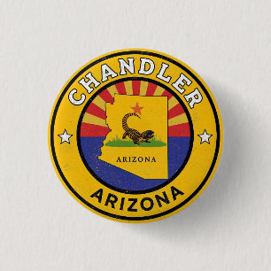 Vintage Chandler City, Arizona Geschenke Button