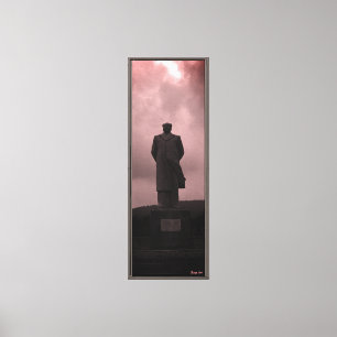 Vintage Changsha Mao Tse Tung Statue Leinwanddruck
