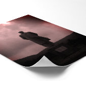 Vintage Changsha Mao Tse Tung statue Poster (Ecke)