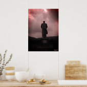 Vintage Changsha Mao Tse Tung Statue Poster (Küche)