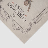 Vintage Charles Dickens A Christmas Carol Tissue Seidenpapier (Ausschnitt)