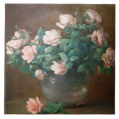 Vintage Charles Ethan Porter Rosen Fliese (Vorderseite)
