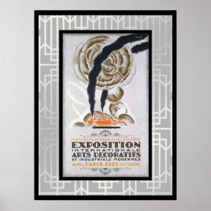 Vintage Charles Loupot neu gestaltet Paris Art Dec Poster