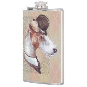 🐾 Vintage Charm of “The Gentleman Dogs”! 🐾 Flachmann (Links)